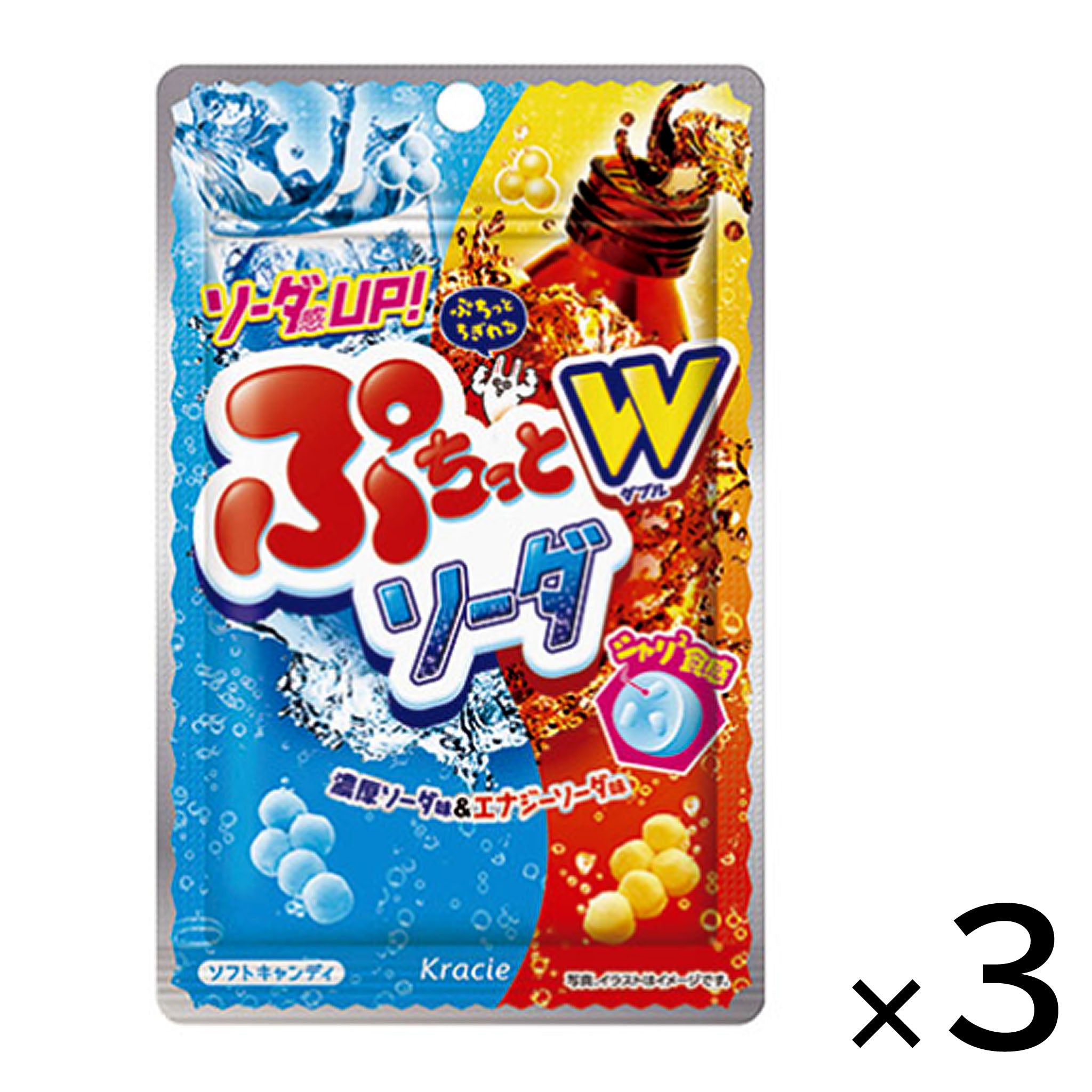 Kracie Puchitto Soda Candy (3-pack)